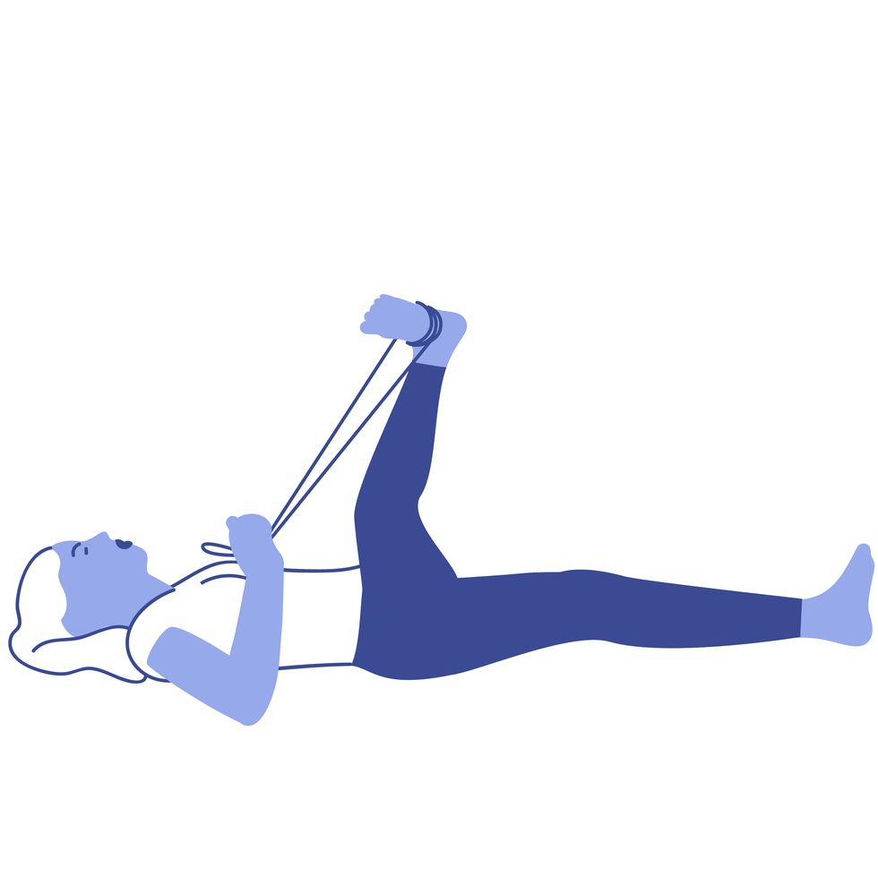 Hip Abductor & ITB Stretch; Standing