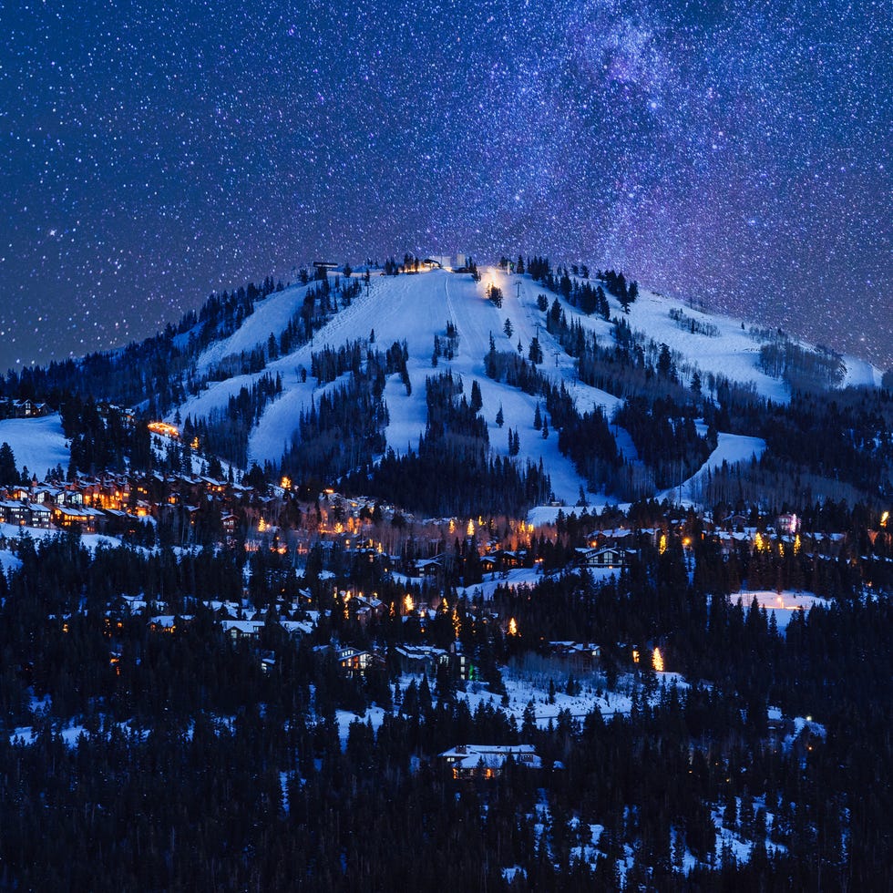 Deer Valley Park City at Dusk deer valley park city at dusk