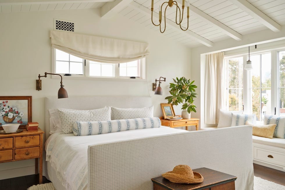 a creamy neutral bedroom