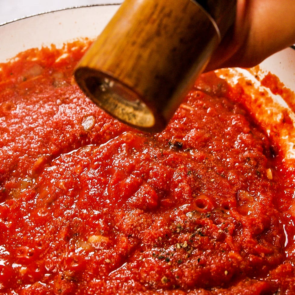 rigatoni in a tomato sauce with eggplant