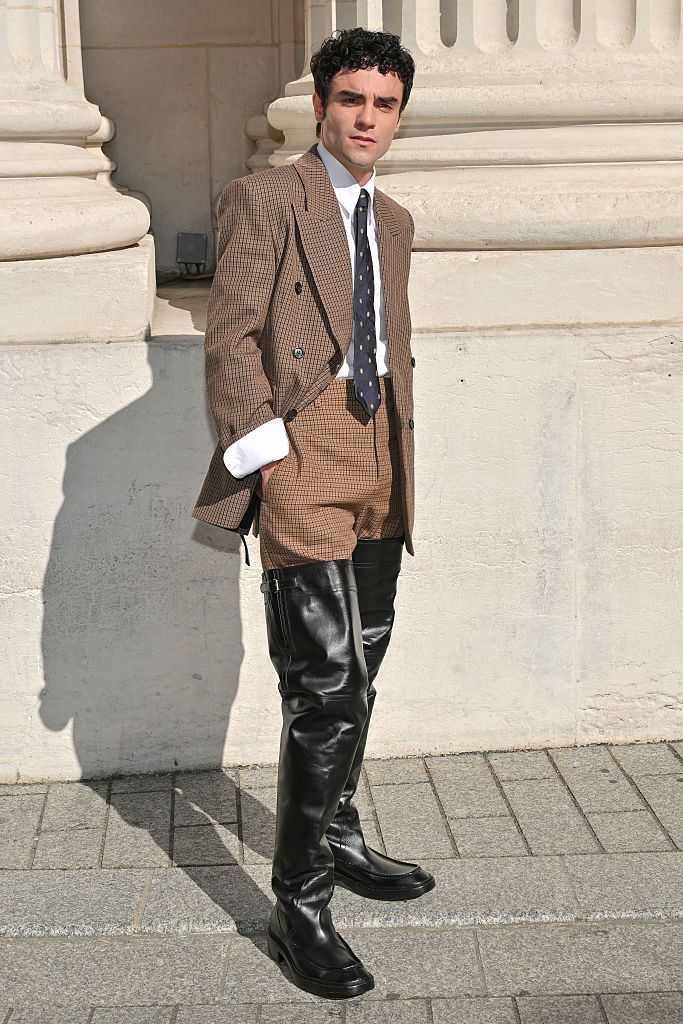 del water gap attends the saint laurent menswear spring/summer 2026 show.