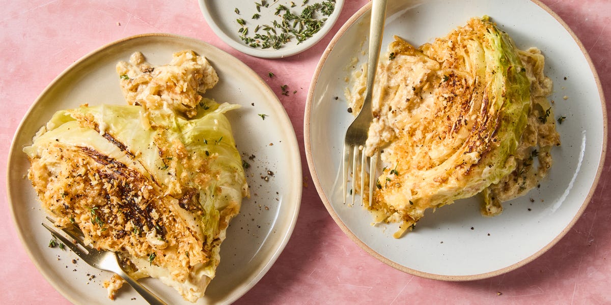 preview for I Caramelized Every Onion I Own To Keep Making This French Onion Cabbage Gratin