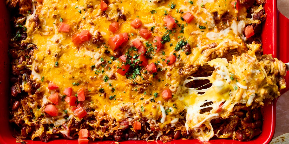 preview for Cheesy Baked Burrito Rice Means All The Flavor With A Fraction Of The Effort