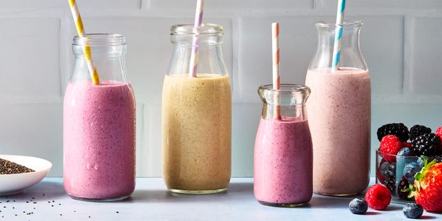 blended protein yogurt drink in multiple flavors
