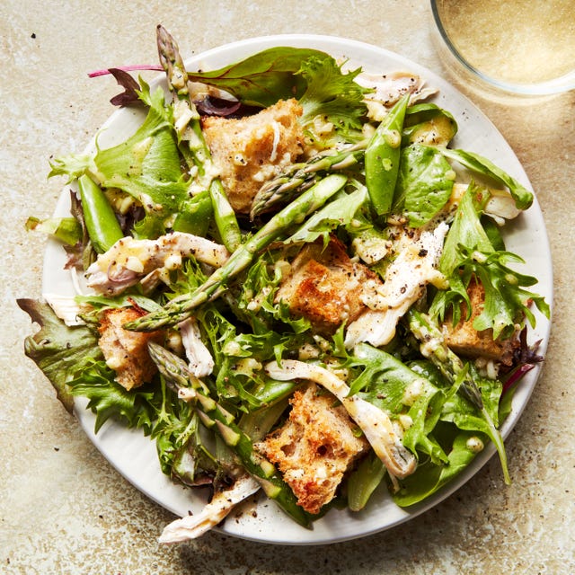 Spring Salad with Honey Mustard Dressing