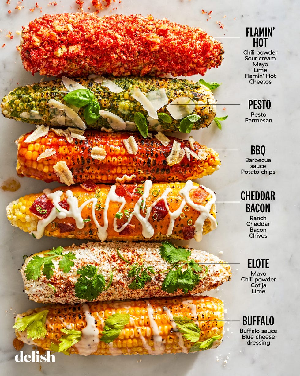 how to top grilled corn