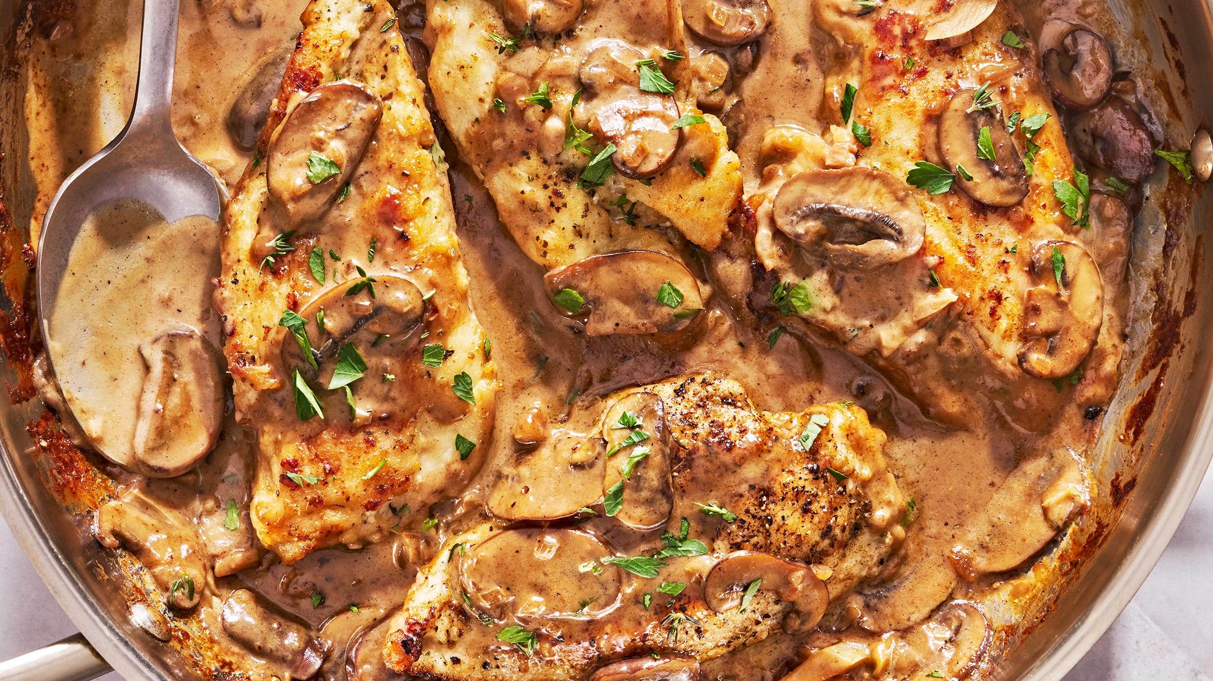 Light Chicken Marsala