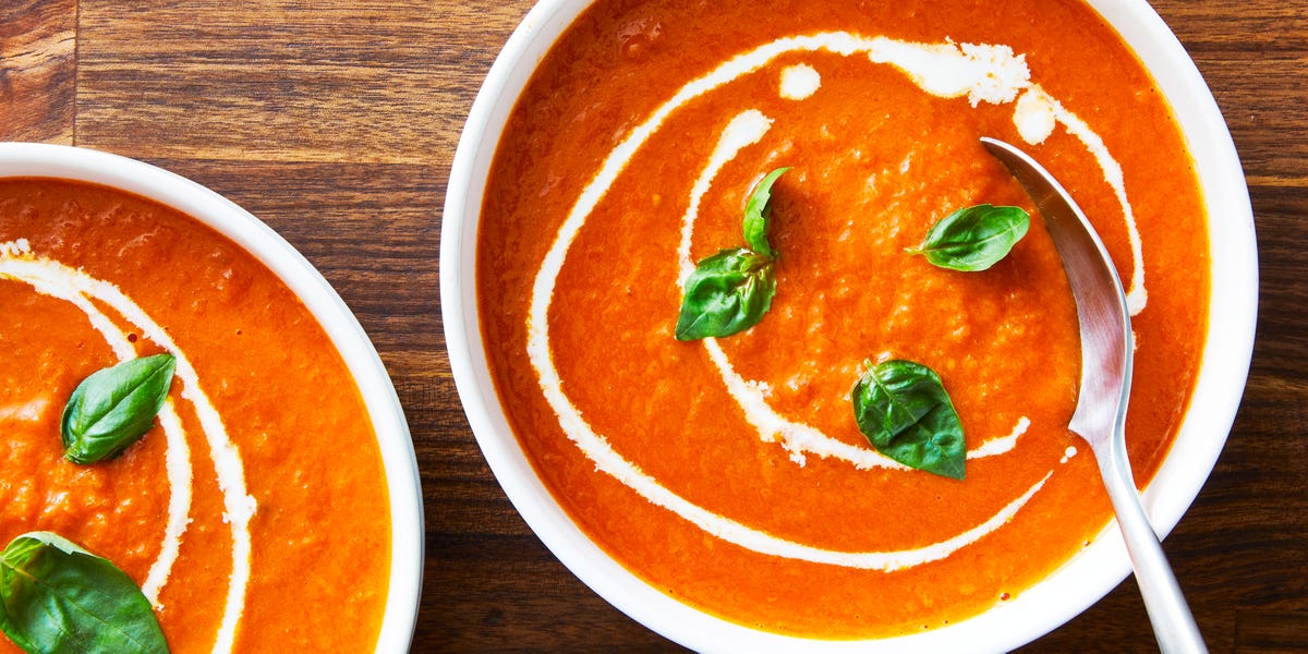 preview for Our Tomato Soup Uses 3 Types Of Tomato For Maximum Flavor