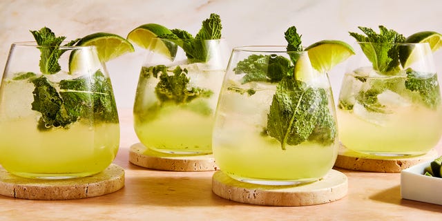 featuring floral, fruity st germain, fresh lime, mint, and prosecco bubbles, this is the perfect crisp alternative to heavier drinks