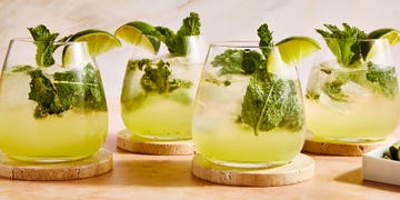 featuring floral, fruity st germain, fresh lime, mint, and prosecco bubbles, this is the perfect crisp alternative to heavier drinks