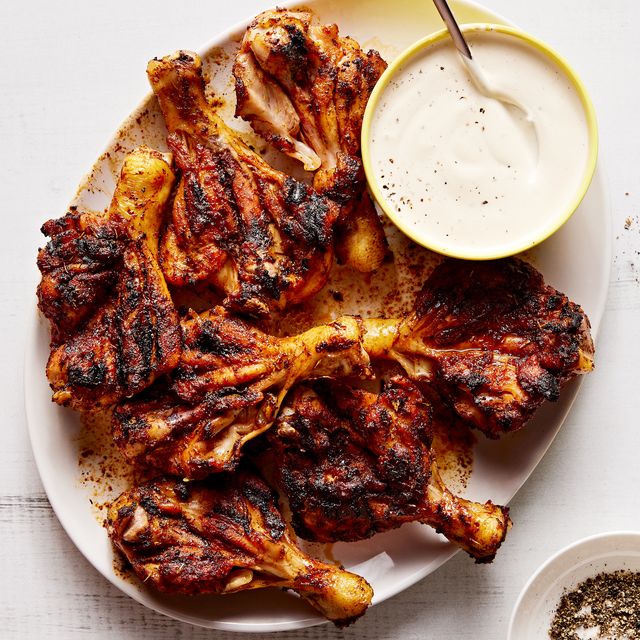 Smoked Chicken Wings with Harissa and Brown Sugar Recipe