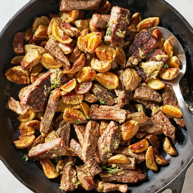 Best Steak & Potato Skillet Recipe - How To Make Steak & Potato Skillet