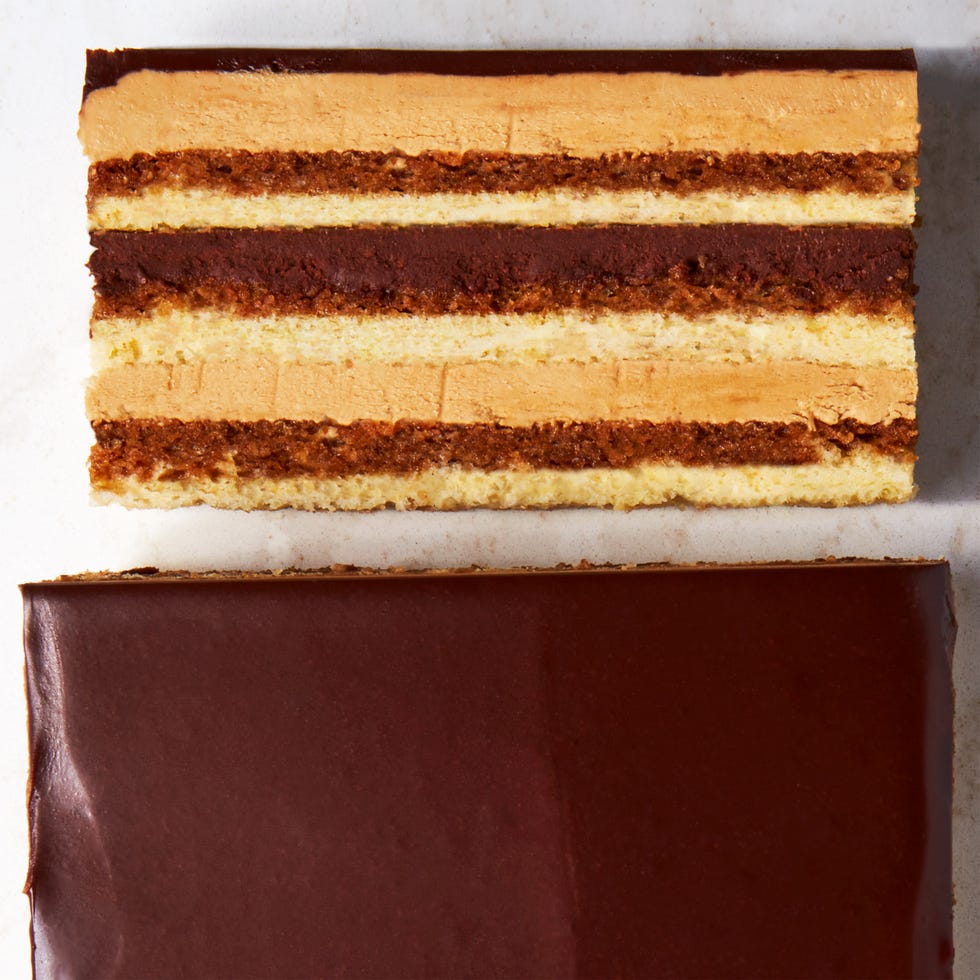 a slice of opera cake