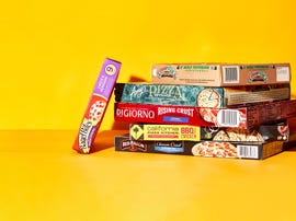 stack of pizza boxes