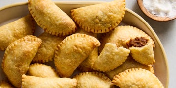 pumpkin empanadas on a platter