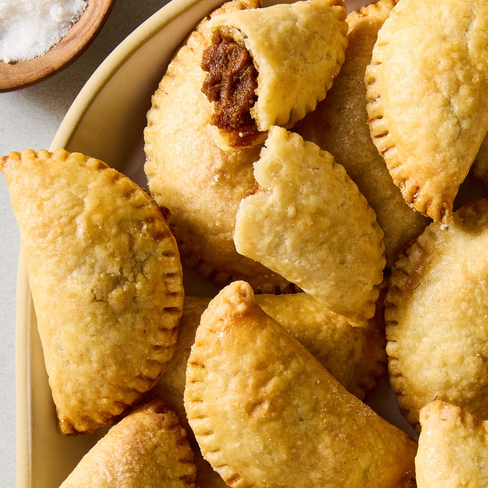 pumpkin empanadas on a platter
