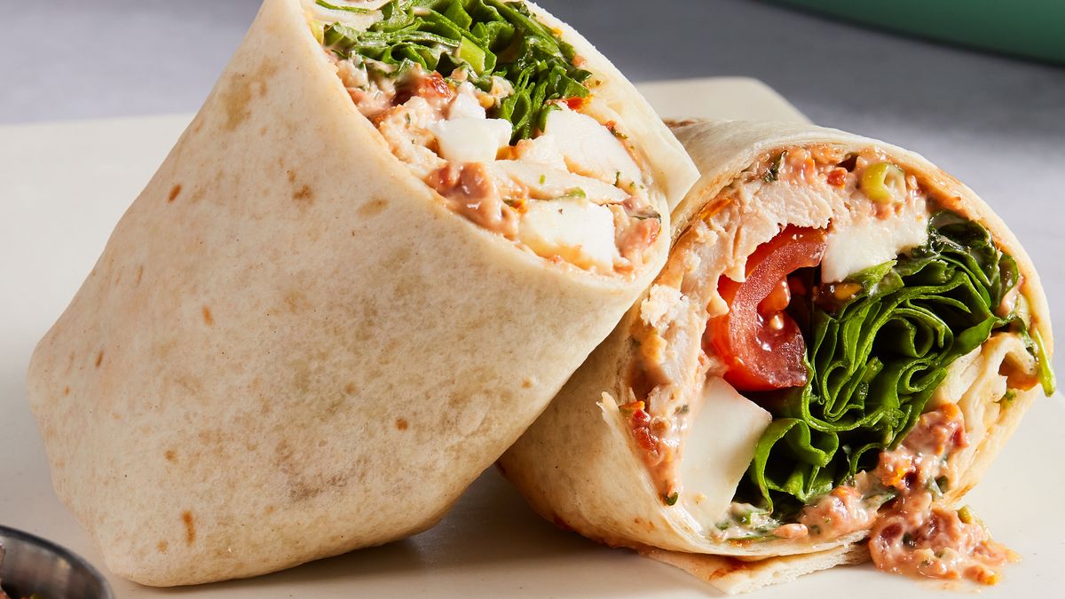 Best Tuscan Chicken Wrap Recipe - How To Make Tuscan Chicken Wraps