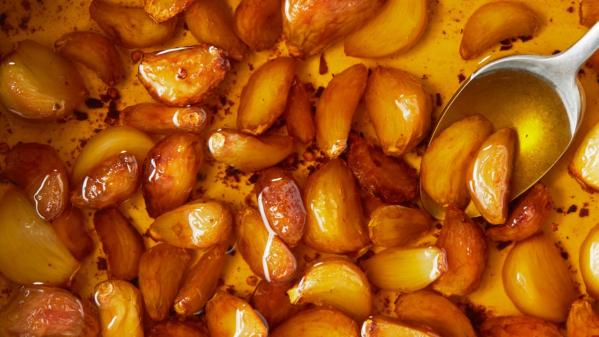 Video player poster image preview for Keep A Jar Of This Garlic Confit In Your Fridge At All Times
