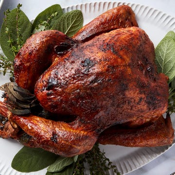 Oven Roasted Turkey dry brined, herb stuffed, oven roasted turkey