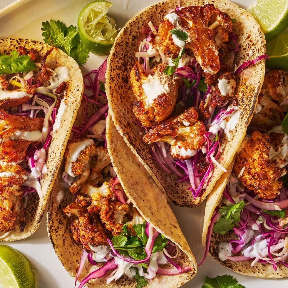 Best Cauliflower Tacos Recipe - How To Make Cauliflower Tacos