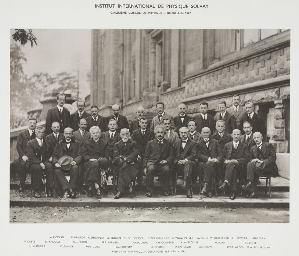 fifth solvay physics conference, brussels, 1927