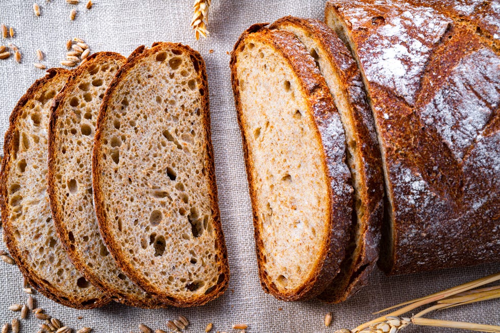 delicious mixed rye bread,also called gray bread