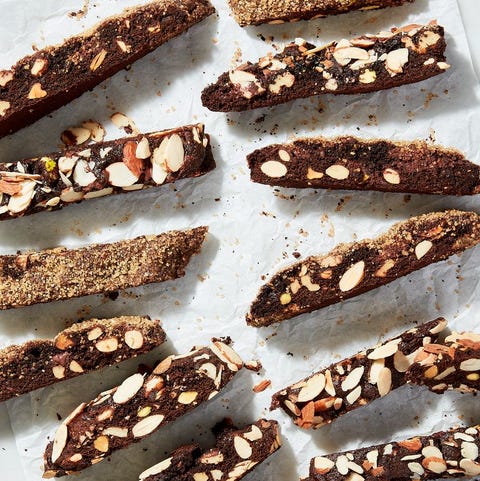 Nutty Peppermint Chocolate Biscotti nutty peppermint chocolate biscotti