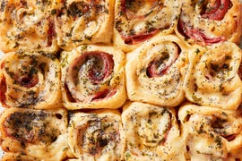 ham  cheese pinwheels