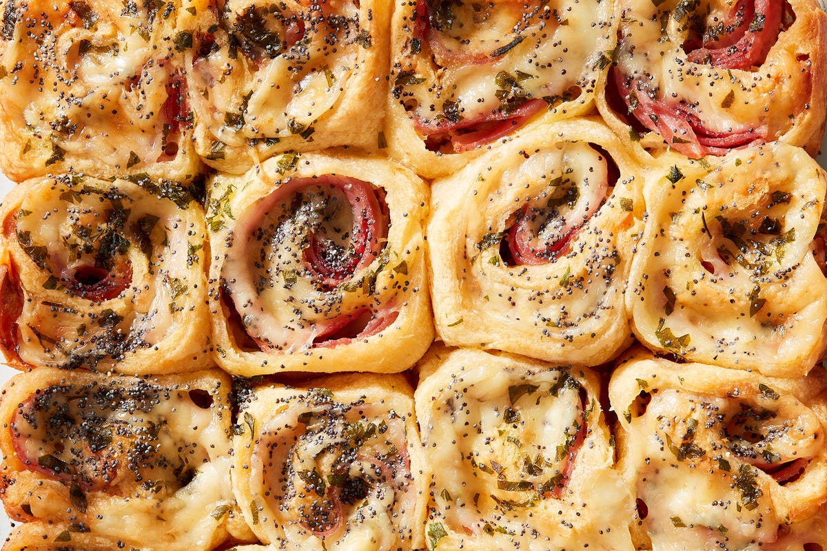 preview for Ham & Cheese Roll-Ups = The Most Genius Way to Use Crescent Rolls