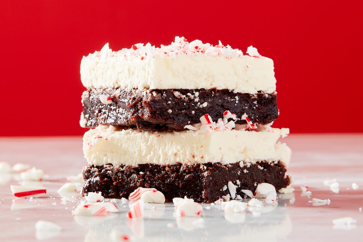 preview for Peppermint Bark Brownies Are SO Much Better Than Holiday Cookies