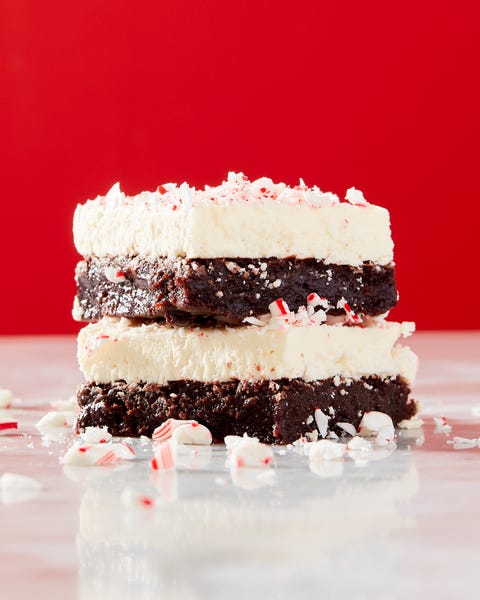 peppermint bark brownies  delishcom