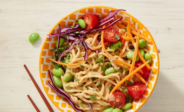 Warm Tahini Noodles warm tahini noodles