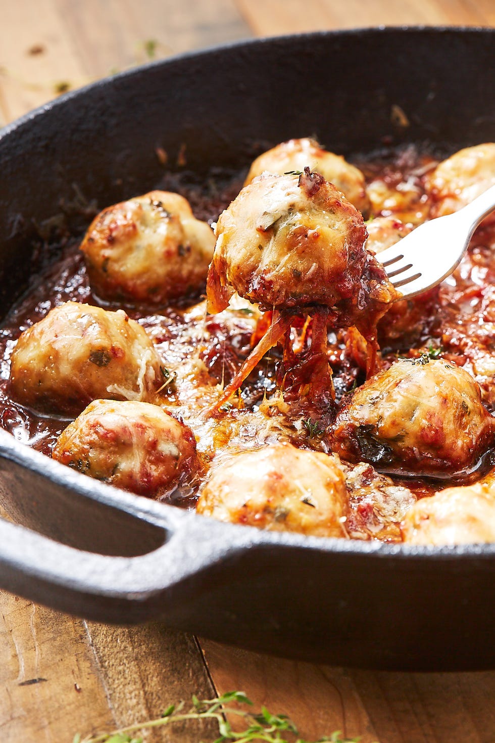 french onion meatballs