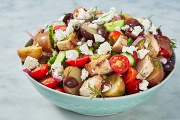 Dish, Food, Cuisine, Greek salad, Garden salad, Salad, Panzanella, Ingredient, Israeli salad, Fattoush, 