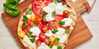 Grilled Pizza - Delish.com grilled pizza