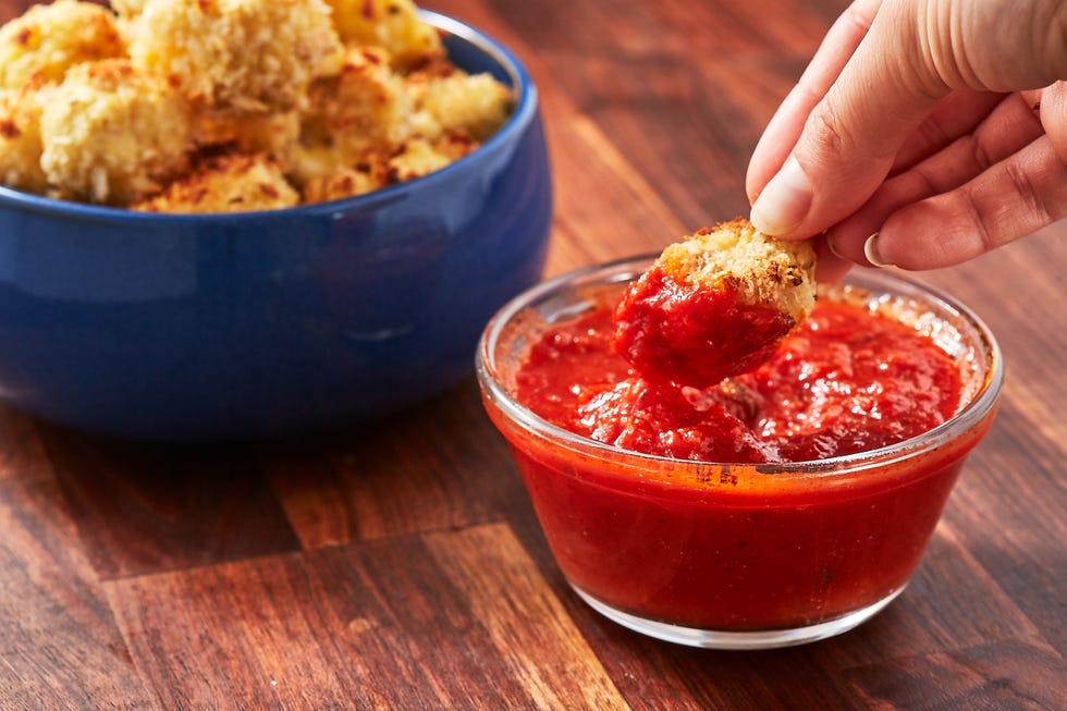 Parmesan Cauliflower Bites