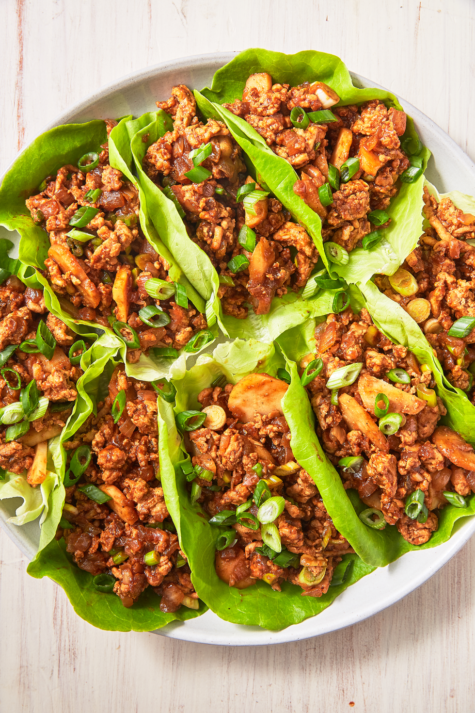 asian chicken lettuce wraps