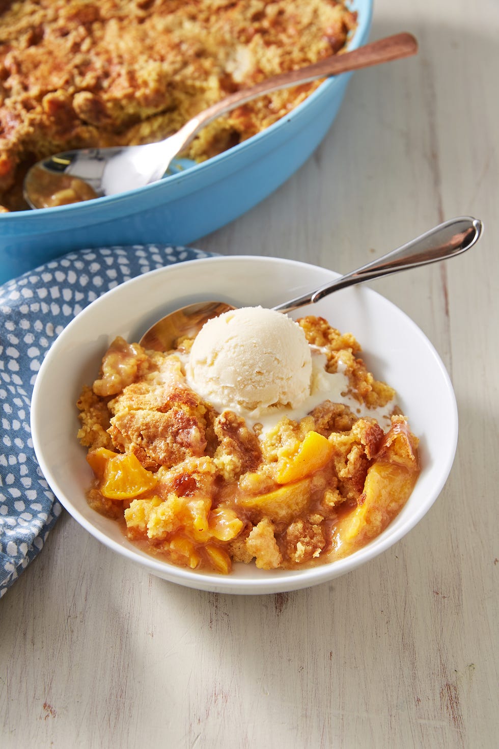 peach dump cake