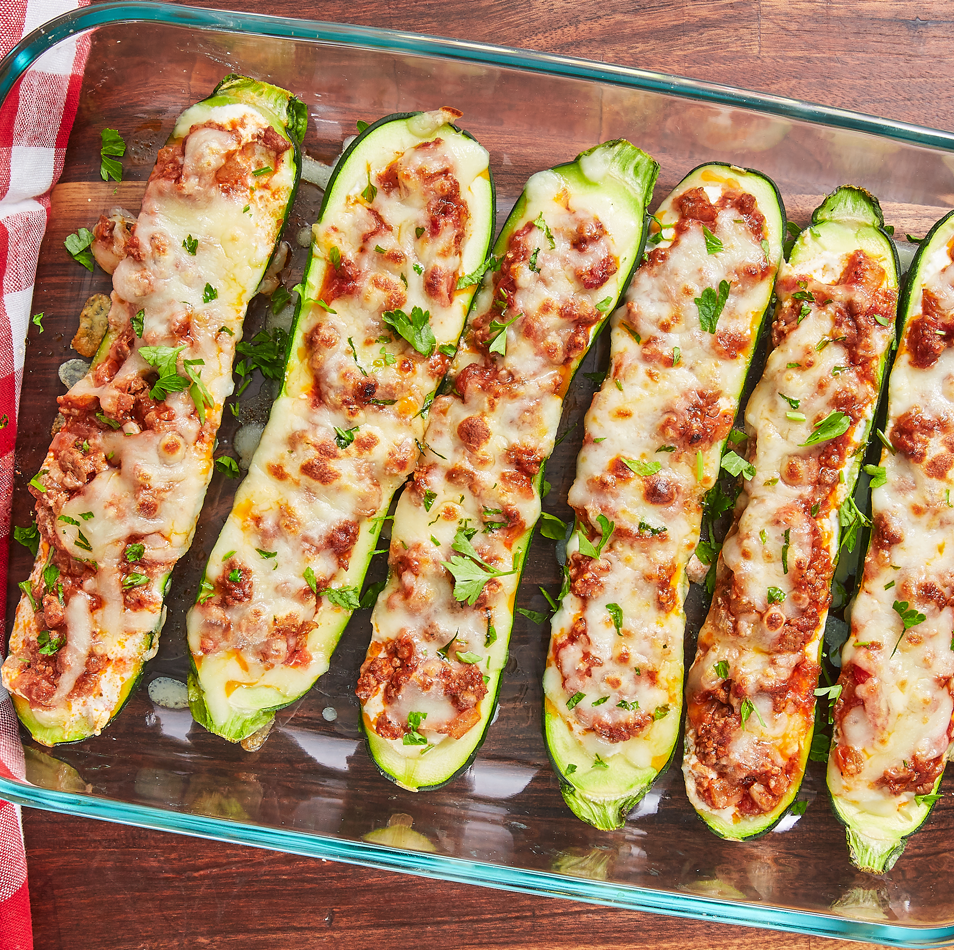 preview for Lasagna Stuffed Zucchini Is Our Ideal Dinner