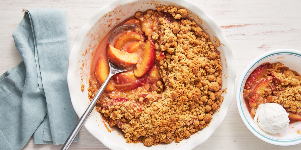 peach crumble recipe