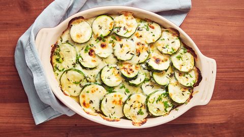 preview for Cheesy Scalloped Zucchini = Best Side Dish EVER