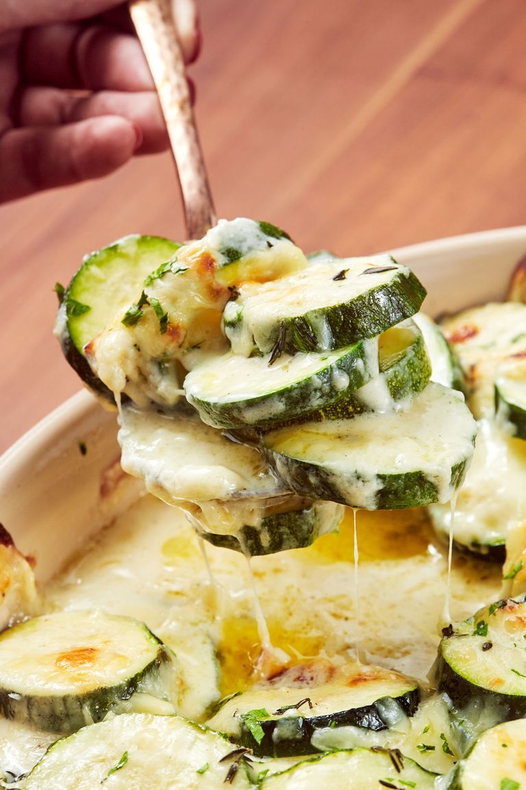 Cheesy Scalloped Zucchini - Delish.com