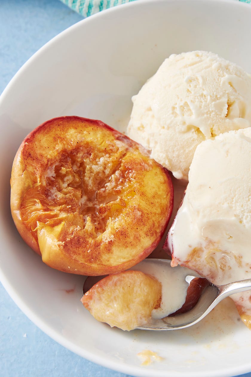 baked peaches