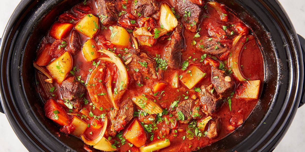 Slow Beef Stew Recipe - How To Make Easy Crock Pot Beef Stew