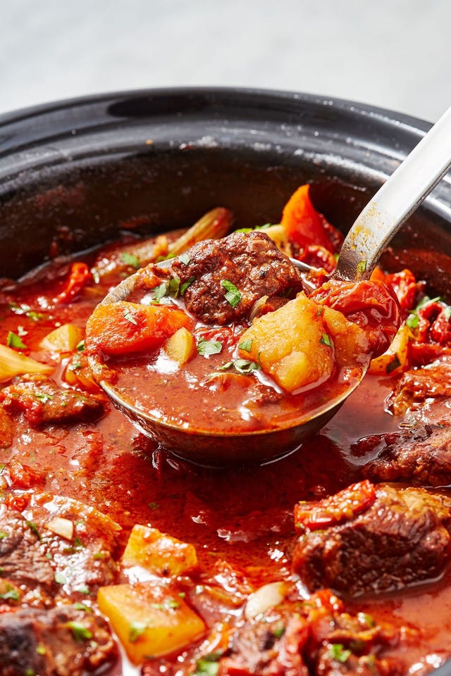 slow cooker red wine beef stew