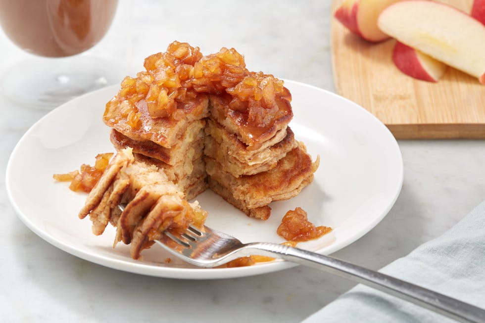 spiced apple pancakes
