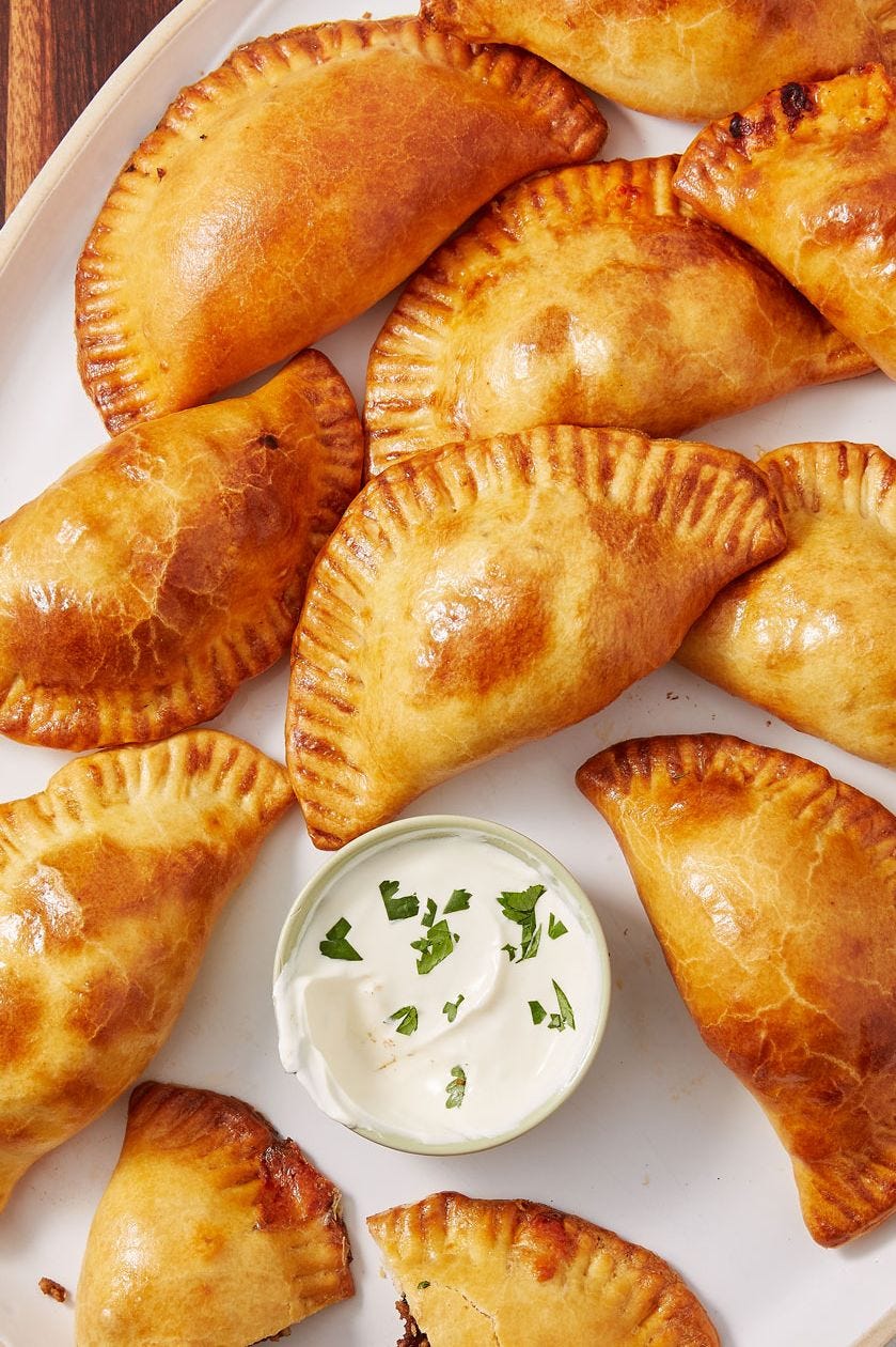 cheesy beef empanadas