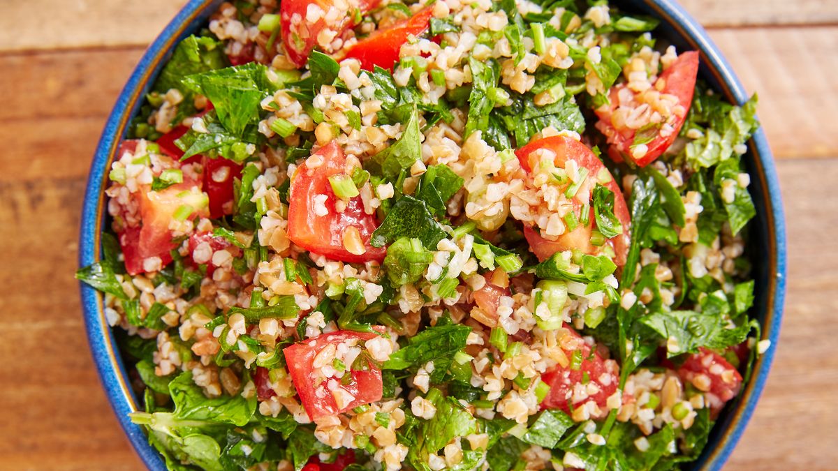 preview for Tabbouleh Salad = The Easy Vegetarian Side That Goes With EVERYTHING