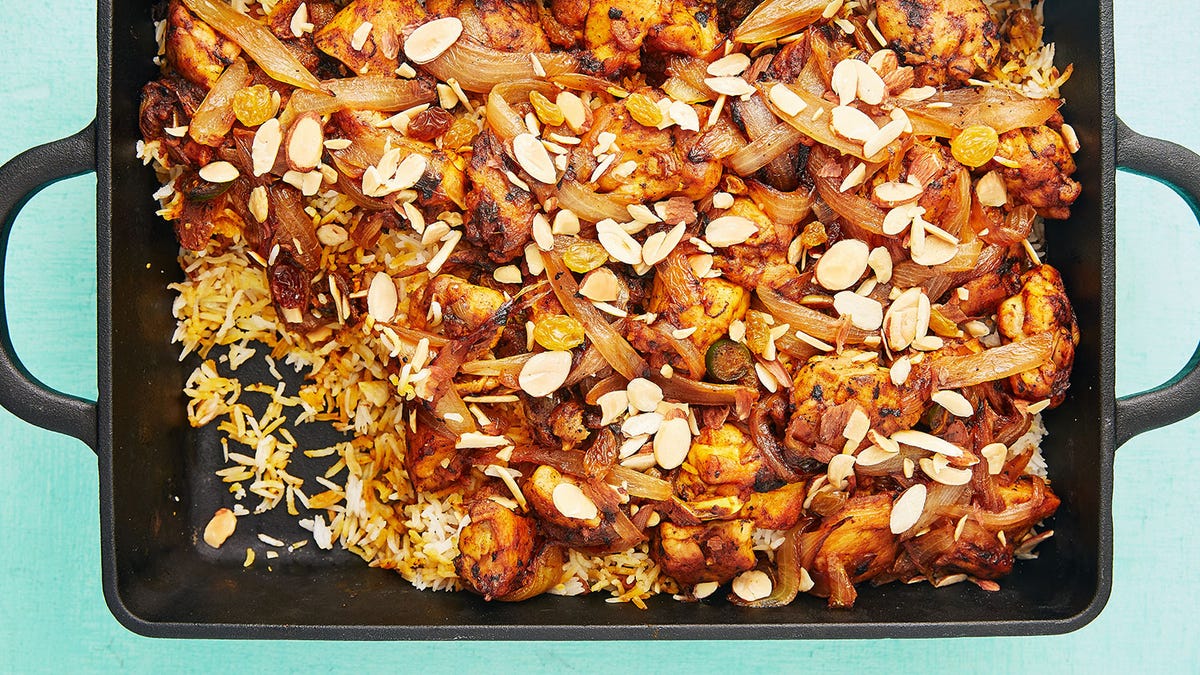 Video player poster image preview for Chicken Biryani - Chicken Curry recipes - How to make chicken biryani