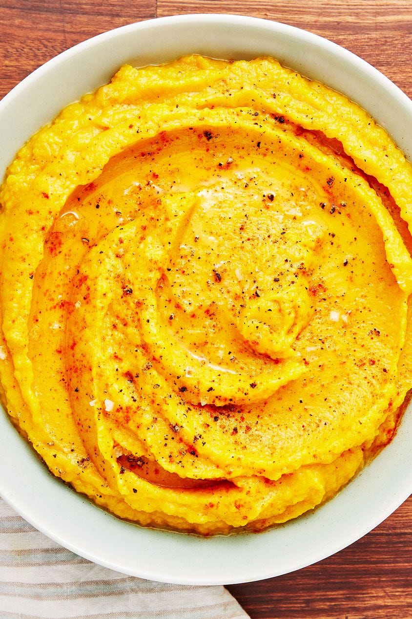 mashed butternut squash